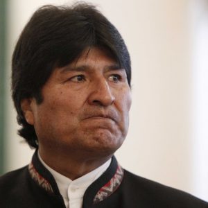 Evo Morales está molesto...
