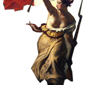 Eugène Delacroix -Lla Libertad guiando al pueblo.