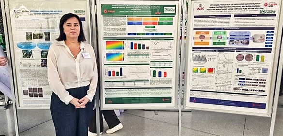 Investigadores UCSC presentan en Austria avances en nanomateriales derivados de biomasa residual